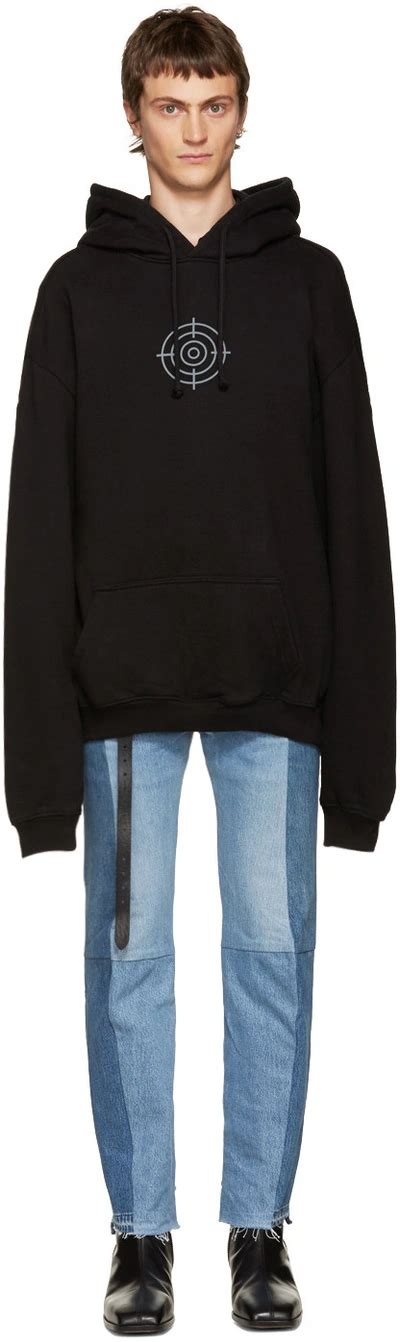 vetements gun club hoodie black fake
